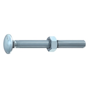 Cup Square Carriage Bolts & Hex Nuts